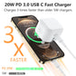 iPhone Fast Charger Plug and Cable [MFi Certified] 20W PD USB-C iPhone Charger Fast Charge Plug UK with 2M iPhone Fast Charger Cable Lightning Cable for iPhone 14/14 Pro Max/13/12/11/XS/XR/XS/8,iPad