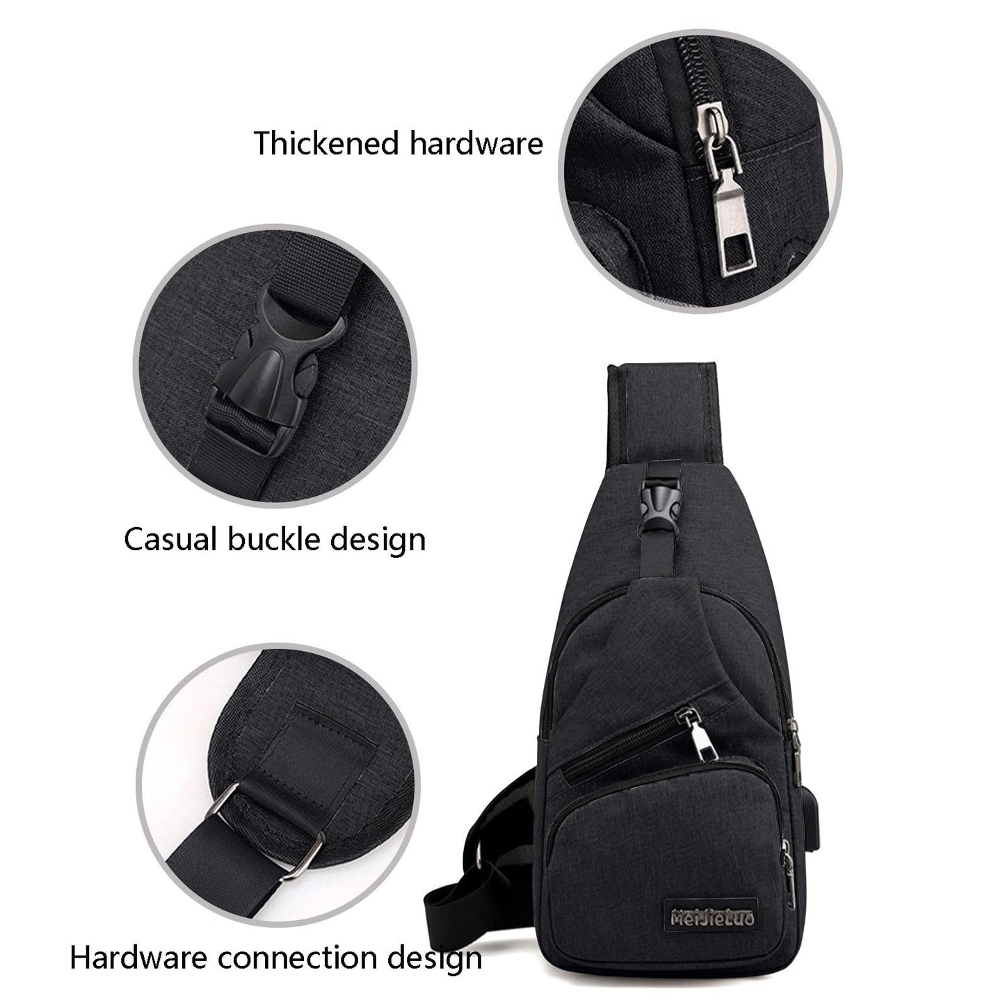 Clearance Sling Backpack Crossbody Sling Bag for Women Men Multipurpose Travel Hiking Chest Bag Daypack with USB Shoulder Bag Online Shopping My Orders Placed Recently By Me