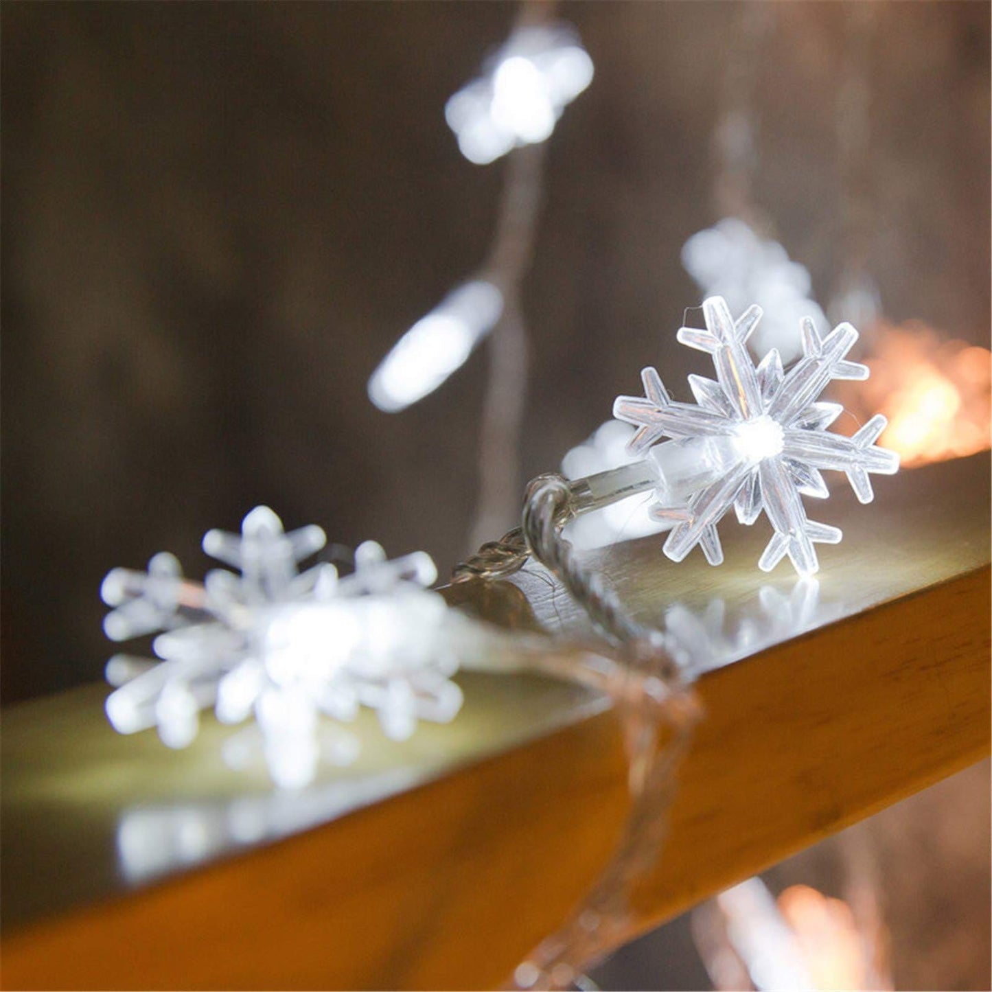 wuitopue 3Meters 20LED Christmas Snowflake String Lights Winter Fairyland Home Decor Sale Clearance Christmas Decorations Party Decor Xmas Decor Xmas Best Creativity Gift for Christmas