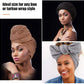 Head Wraps for Black Women Stretch Jersey Turban Head Wrap Knit Headwraps Extra Long Hair Scarf African Hair Wraps for Women