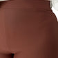 Trendyol Women Plus Size High Waist Wide Leg Regular fit Plus Size Trousers Brown