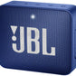 JBL GO2 Portable Bluetooth Speaker with Rechargeable Battery, Waterproof, Built-in Speakerphone, Blue