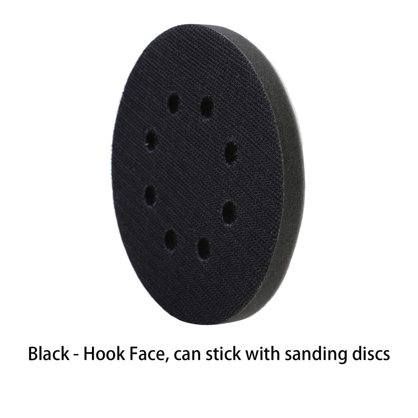 IPELY 2 Pack 5 Inch 8 Holes Foam Interface Pad Surfprep Foam Sanding Pads for Buffer (2 Pack)