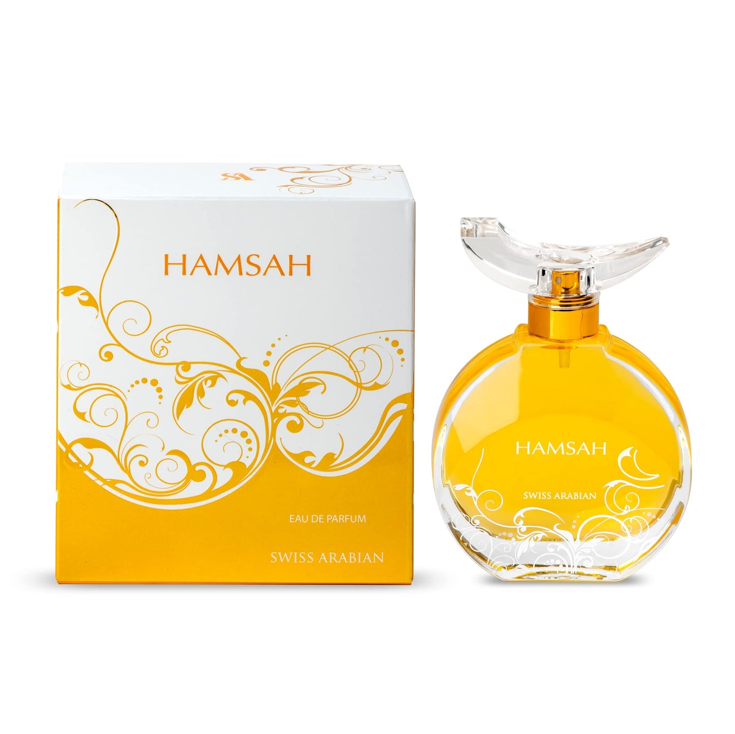 Swiss Arabian Hamsah - Luxury Products From Dubai - Long Lasting And Addictive Personal EDP Spray Fragrance - The Luxurious Scent Of Arabia - 2.7 Oz