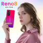 WRTogo Cheap Mobile Phones, Android 9.0 with 5.0" Display, 16GB ROM/(Expandable up to 128GB), Dual SIM Dual Camera, 3000mAh Battery,GPS/WIFI/Face ID (Reno4-Purple)