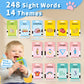 Aullsaty Toddler Toys Talking Flash Cards for 1 2 3 4 5 6 Year Old Boys and Girls, Autism Sensory Toys for Autistic Children, Learning Educational Montessori Speech Therapy 248 Sight Words Kids Gifts