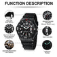 HANPOSH Mens Watches Analog Quartz Watches Men 50M Waterproof Watch Fashion Business Casual Mens Designer Watch with Date Wrist Watches for Man