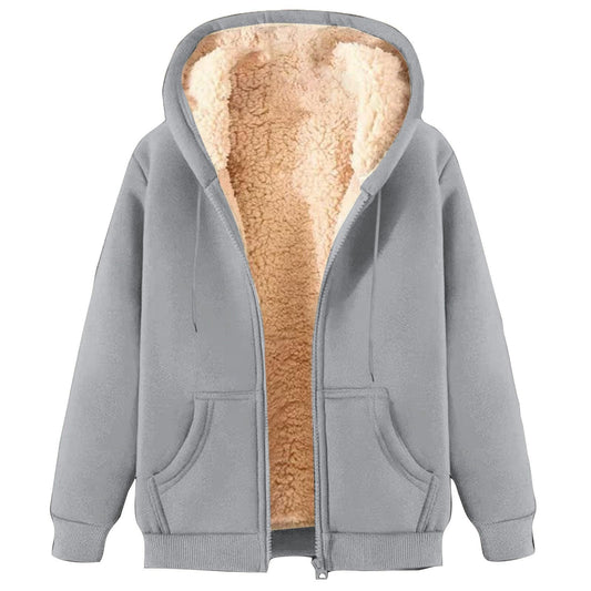 LUSHAasd Mens Hoodies Clearance Zip Up Sherpa Fleece Jackets Men Fleece Hoodie Long Sleeve Windproof Sweatshirts with Hood Hoody Warm Tops Thick Coats with Pockets Outerwear