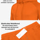 COOFANDY Orange Sweatsuits Men Sweatsuits 2 Piece Activewear Hoodie Sweat Suit Jogging Gym Sweatsuit Training Set (Orange XL)