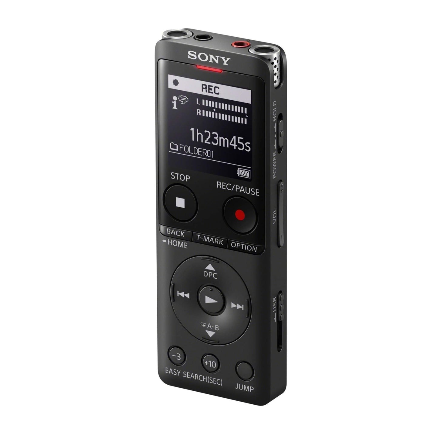 Sony ICD-UX570 Digital Voice Recorder, ICDUX570BLK, usb