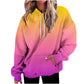 Womens Hoodies Fleece Lined 1/2 Zip Up Workout Sweatshirt Solid Color Crop Tops with Kangaroo Pocket Hoodie Women Orange XXL