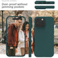 YATWIN Silicone Case for iPhone 16 Pro Max, Soft-Touch, Shockproof, DustProof, Antiskid Full Body Armour Phone Cover for Apple iPhone 16 Pro Max - Dark Green