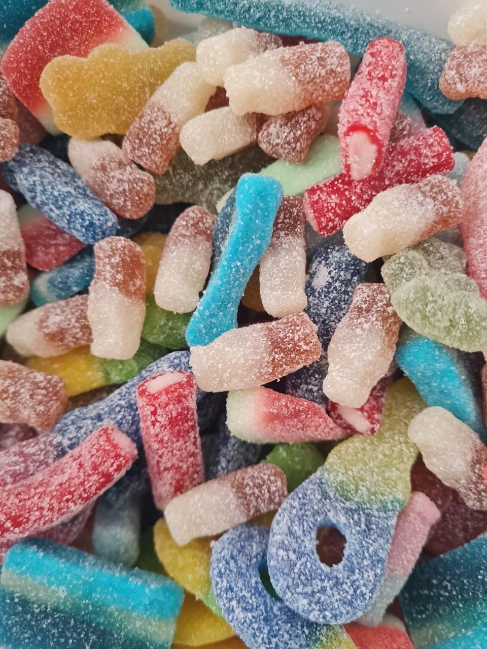 1KG Pick N Mix Sweets Assorted Fizzy Mix Sour Chewy Retro Party Share Resealable Pouch Candybae Quality Candy