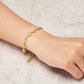 Philip Jones Gold Plated Daisy Bracelet