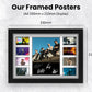 The 1975 Autographed Collage Poster Print - Wall Art for Fans of the Band, Limited Edition, Fan Merchandise, Memorabilia, Collectibles, Band Memorabilia, (Framed, A4 (12x8-30x20cm))