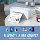 yesbeaut Bluetooth Thermal Shipping Label Printer, Wireless 4x6 Label Printer for Small Business, Compatible with iPhone, Android and Windows, Widely Used for Amazon, Ebay, Shopify, Etsy, USPS