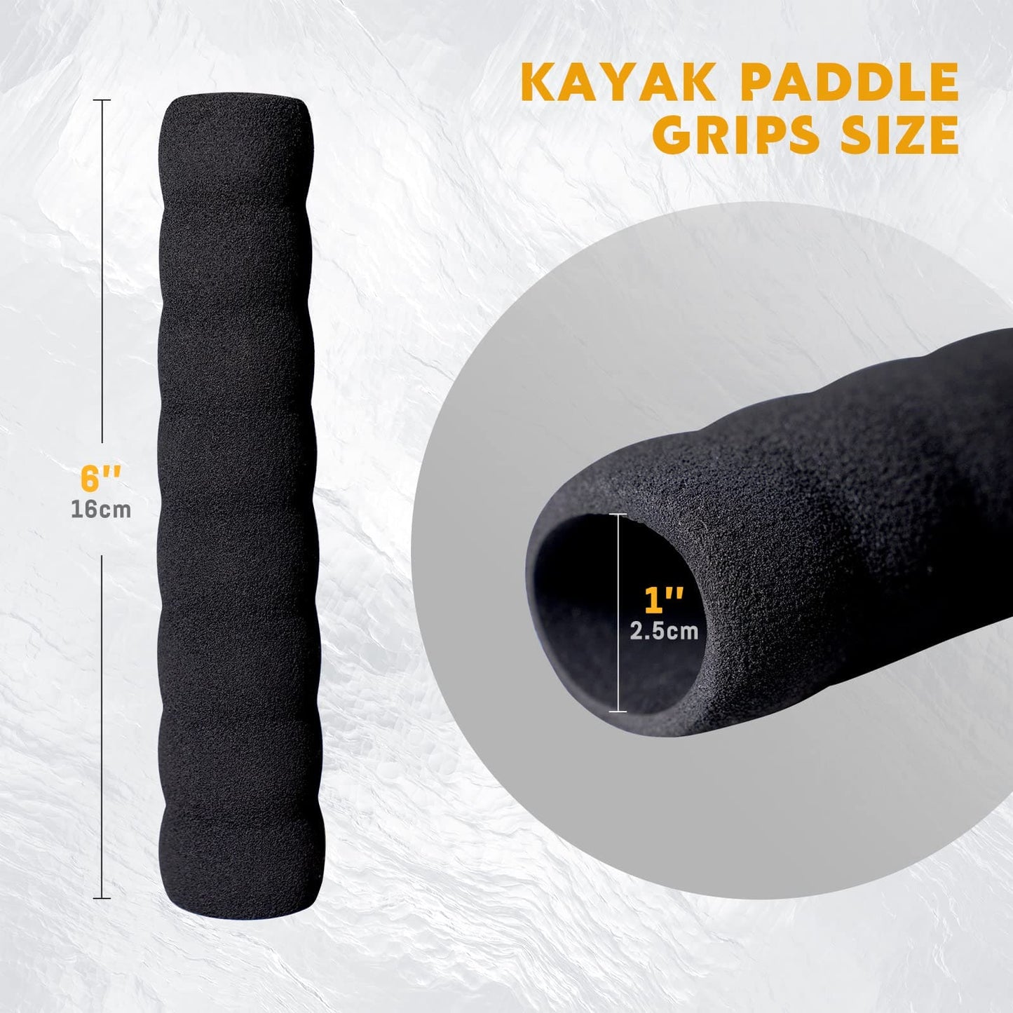 FunWater Kayak Paddle Grips Non-Slip Wraps Blister Prevention Kayaking Accessories for Take-Apart Paddles