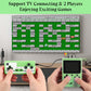 Retro Handheld Game Console with 400 Classical FC Games, Portable Retro Video Game Console, 3.0-Inch Screen 1020mAh Rechargeable Battery, Support 2 Players Play On Tv (Green)