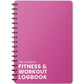 Ultimate Gym Workout Log Book, XL A5 Exercise, Fitness and Training Diary & Journal – 100 Page with Exercise, Cardio & Notes Sections, Set Goals & Track Progress - for Men and Women (Pink)