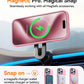 CANSHN Magnetic Designed for iPhone 15 Pro Case [Compatible with Magsafe] [Translucent Matte] Slim Thin Shockproof Protective Bumper Cover Phone Case for iPhone 15 Pro 6.1 Inch - Pink