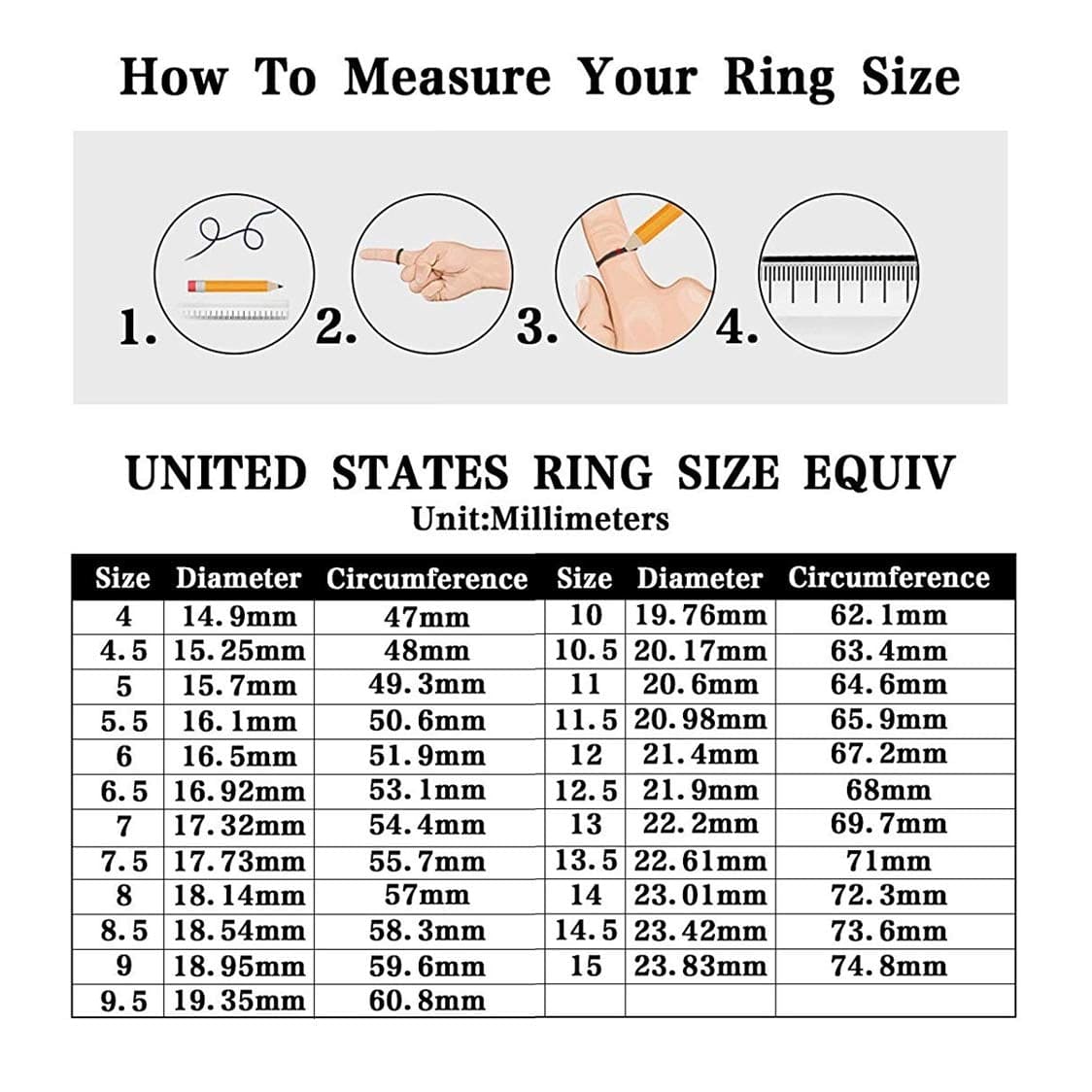 YUWINICER Love Friendship Ring 18K Gold Plated Zirconia Stainless Steel Promise Ring Wedding Band Jewelry Birthday Gifts for Women Teen Girls (3 color-set 4mm Love-friendship, 7)