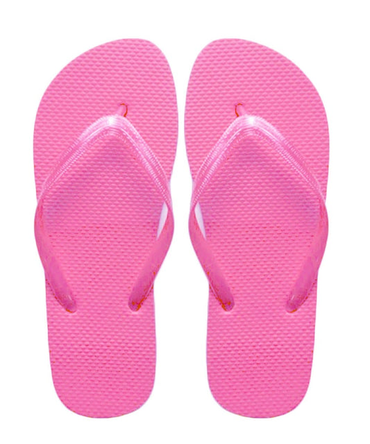 SUGAR ISLAND® UNISEX LADIES GIRLS MENS SUMMER BEACH FLIP FLOP POOL SHOES-PINK-5/6