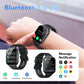 Smart Watch for Men Women Answer/Make Calls, 1.96" HD Fitness Watch with Heart Rate Sleep SpO2 Monitor, Step Counter Fitness Tracker, 110+ Sports Activity Trackers, Smartwatches for Android IOS, Black