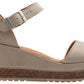 Clarks Women's Kassanda Lily Sandal, Stone Nubuck, 6 UK