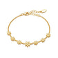 Philip Jones Gold Plated Daisy Bracelet