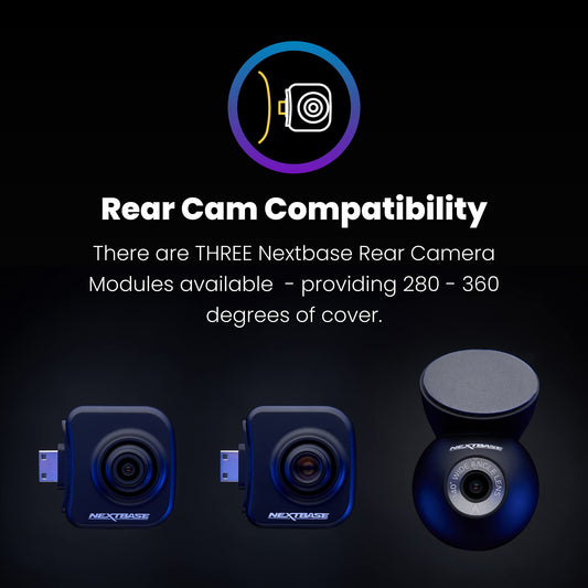 Nextbase 422GW Dash Cam Front and Rear Camera- Full 1440p/30fps Quad HD In Car Camera- WiFi Bluetooth GPS- Alexa Built-in- Night Vision- intelligent Parking Mode- 280° / 360 Dual 6 Lane Wide Recording