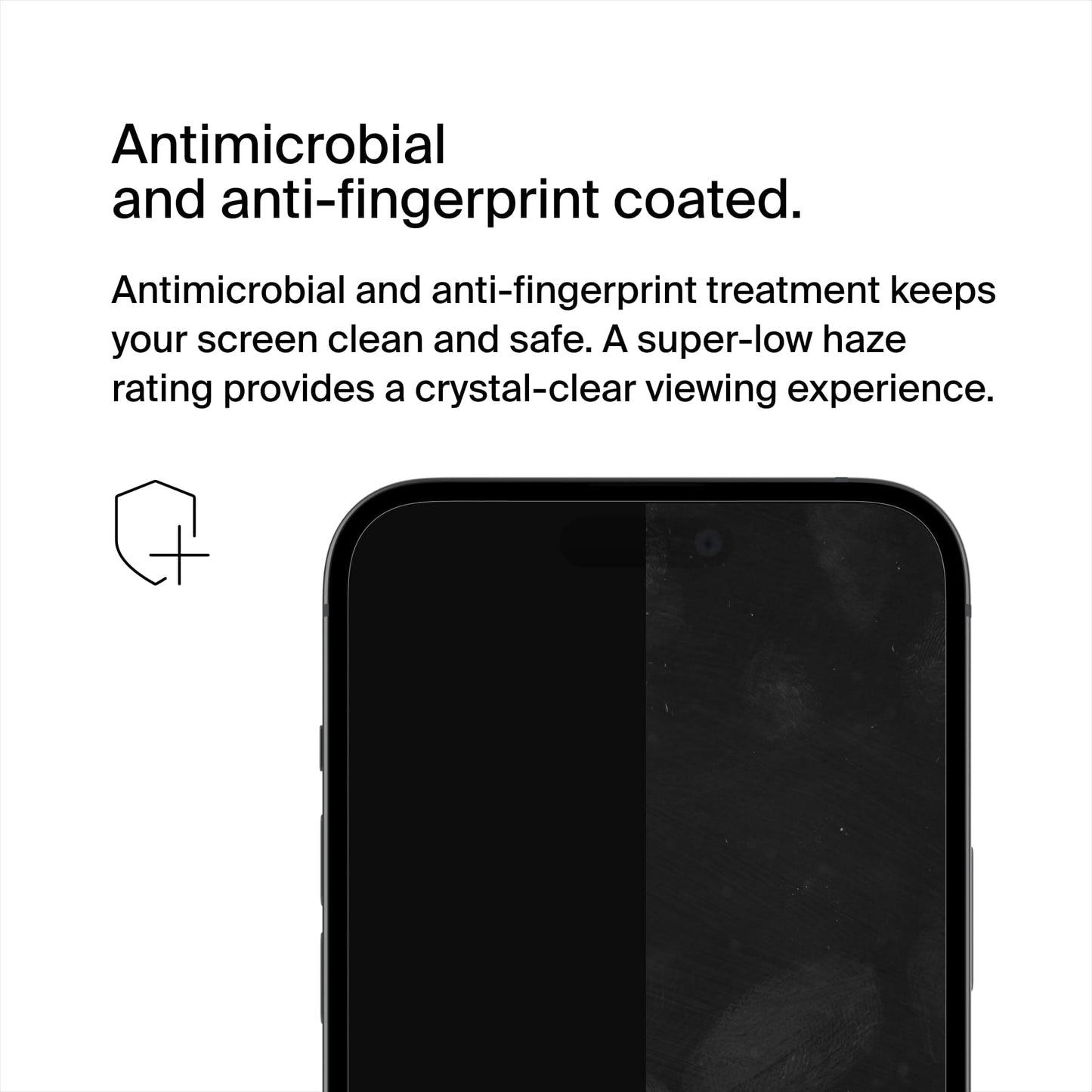 Belkin ScreenForce UltraGlass 2 iPhone 14 Pro Screen Protector, Scratch-Resistant, 9H Hardness Tested Glass, Slim Design, Full Screen Coverage for iPhone 14 Pro, Bubble-Free Application included