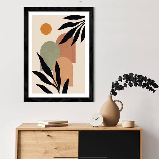 Abstract Wall Art Set of 3 Modern Minimalist Art Prints, Home Decor for Living Room, Bedroom, Kitchen & Bathroom, Unframed, A3