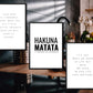 State Media Vision 3 Set Minimalist Motivational Prints | Unique Premium Home, Kitchen, Bathroom, Living Room Inspiring Wall Art (A4 (29.1cm x 21cm))