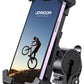 JOYROOM Bike Phone Mount, [1S Locks Phones] Motorcycle Phone Mount with Quick Lock, and Anti-Slip Handlebar Clamp for Bicycle Scooter ATV/UTV, Fit for iPhone 15/14/13/12 Pro Max and All Phones