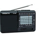 XHDATA D-328 Radio Portable FM AM SW Support TF Card MP3 Pocket Radio with Rechargeable Battery Black