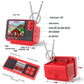 Retro Video Games Console for Kids Adults Built-in 308 Classic Electronic Game 3.0'' Screen Mini TV Games Console Support TV Output and USB Charging Birthday Xmas Gift for Boys Girl 4-12 (Red)