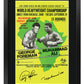 HWC Trading FR A3 George Foreman vs Muhammad Ali Rumble in the Jungle Gifts Printed Signed Autograph Poster for Boxer Memorabilia Fans - A3 Framed