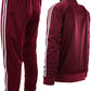 ChoiceApparel Mens Athletic 2 Piece Tracksuit Set (3XL, 888-Burgundy)