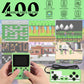 Retro Handheld Game Console with 400 Classical FC Games, Portable Retro Video Game Console, 3.0-Inch Screen 1020mAh Rechargeable Battery, Support 2 Players Play On Tv (Green)