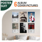 6 PCS E*minem Music Album Cover Posters Set, Wall Art Decor, Song Pictures, Bedroom Decoration, Living Room Decoration, Home Office, 12 x 8 inches (30 x 20 cm)