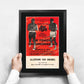 HWC Trading FR A3 Joe Frazier v Muhammad Ali 1971 Bout Gifts Printed Signed Autograph Poster for Boxer Memorabilia Fans - A3 Framed