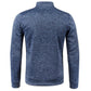 HAOLEI Mens V Neck Jumper Sale Clearance 1/4 Zip Fleece Lined Pullover Regular Fit Autumn Winter Velvet Sweatshirt Sweat Tops UK Size 10-20