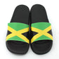 Jamaican Rasta Reggae RGY Caribbean Slippers Sandals for Women and Men Sandals Open Toe Soft Cushioned Non-Slip for Indoor & Outdoor（LTX001-45）