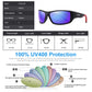 PUKCLAR Polarised Sports Sunglasses for Men Women Running Cycling Fishing Driving Golf TR90 Frame