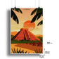 Nice Captain Travel Posters Famous Tourist Sites Prints A3 Size Wall Art Home Decor (Mexico Cancun)