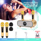 Karaoke Machine for Adults and Kids,Portable Bluetooth 2 Wireless Karaoke Microphone with Holder/USB/TF Card/AUX-in, PA Speaker System for Home Party, Picnic,Car,Outdoor/Indoor