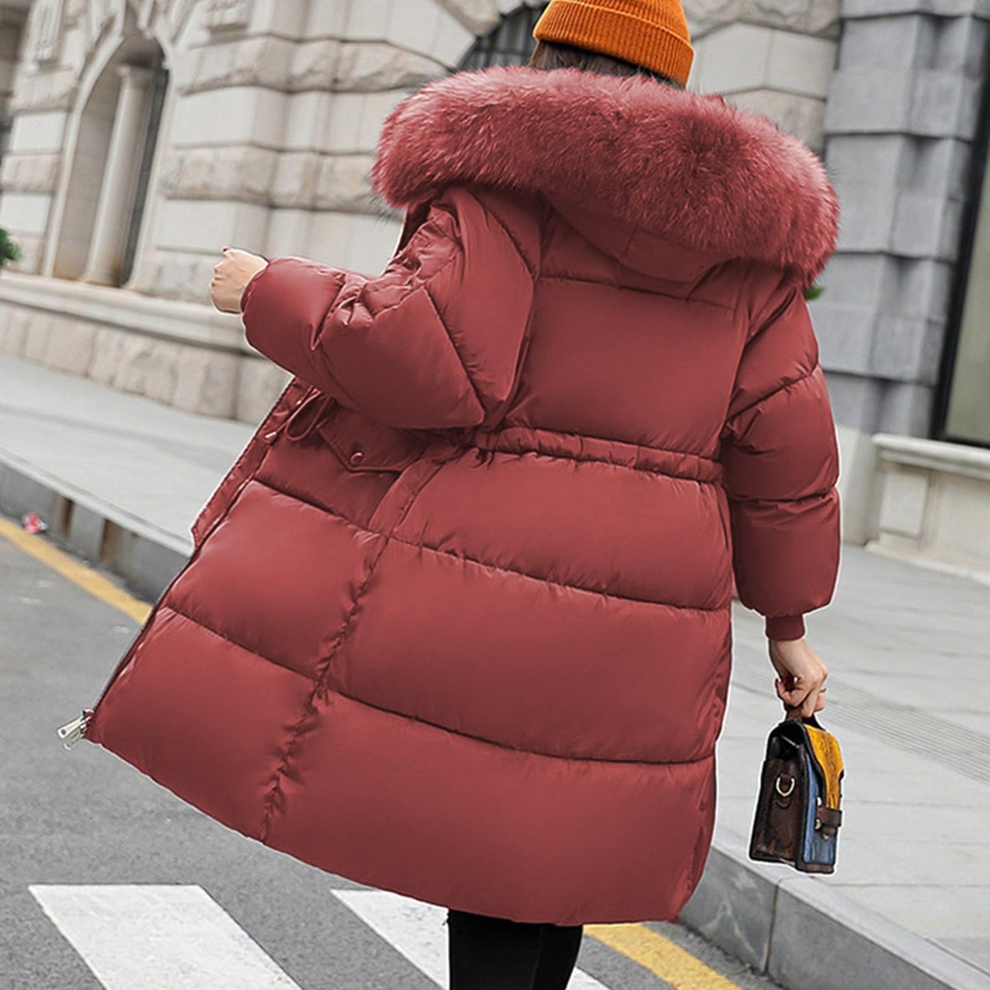 Winter Coats for Women UK,Black of Friday Deals 2024,Long Leather Coat Women,Ladies Waterproof Coats with Hood,Winter Outdoor,Women'S Wool Coat Long Winter Coat,Jacket Women,Snow Jackets