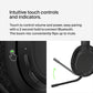 Belkin SoundForm Adapt Wireless headset with microphone, Wireless headphones with Built-In Boom Mic, Multipoint Connection, ENC, 65+H Bluetooth computer over ear headphones for PC, laptop, office