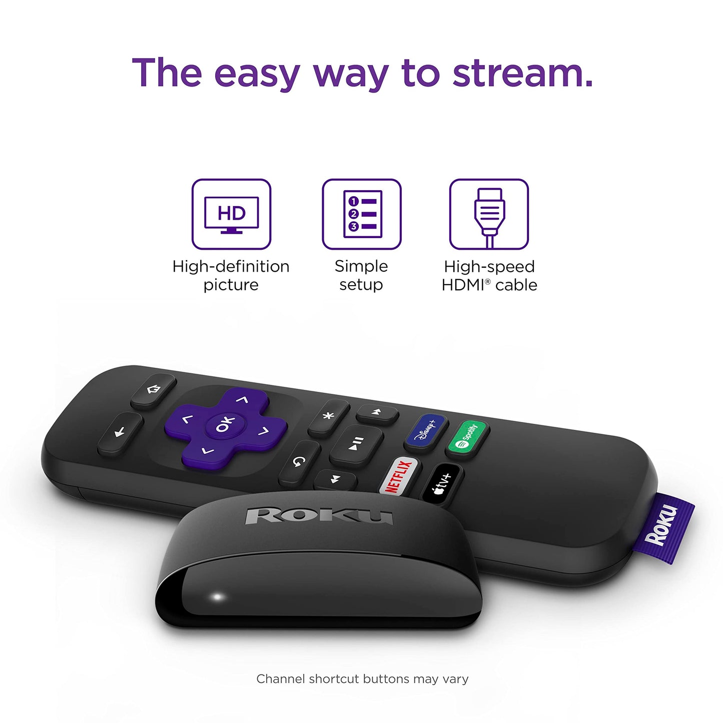 Roku 3930EU Express | HD Streaming Media Player,Black