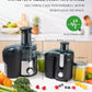 Juicer with Titanium Enhanced Cut Disc, GDOR Dual Speeds Centrifugal Extractor Machines with 2.5" Feed Chute, for Fruits and Veggies, Anti-Drip, Includes Cleaning Brush, BPA-Free, Black